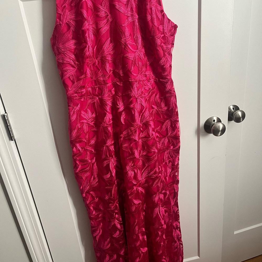 Sam Edelman Pink Floral Wedding Dress